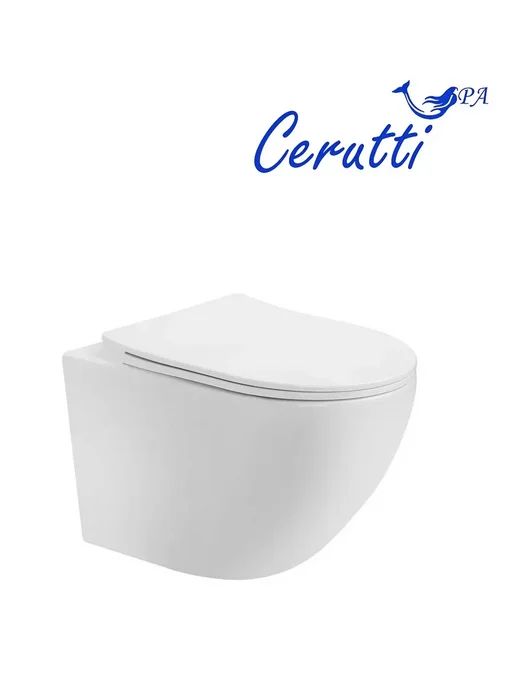 Cerutti spa Унитаз Ceruttispa ORLTER Aria UF подвесной CT10572, белый, фото 4