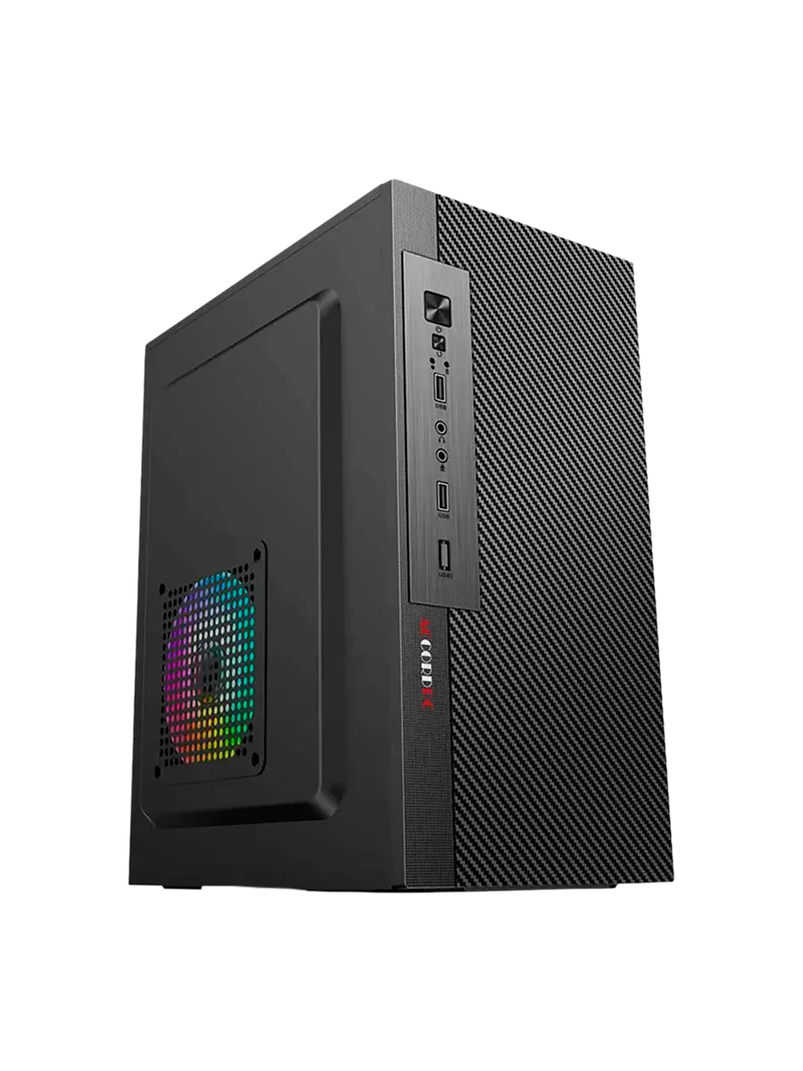 Корпус для компьютера ACC-2053 V2 mATX без БП черный