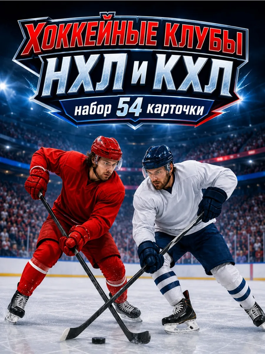 Карточки развивающие хоккейные клубы
