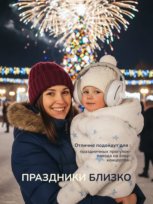 Наушники противошумные детские, серый, фото 4