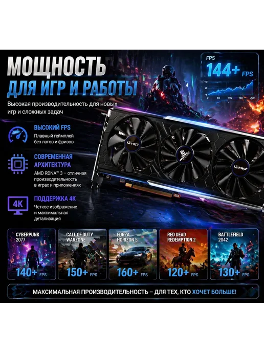 МоноблокAMD Radeon RX 5700 XT (8 Гб), разноцветный, 8 ГБ, фото 3