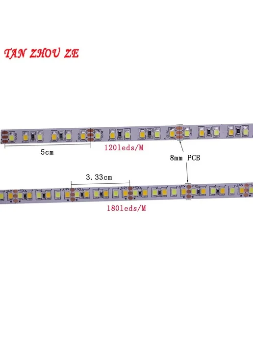 taslauk Светодиодная лента 5м 12В, 180LEDs-M, 5 м, фото 2