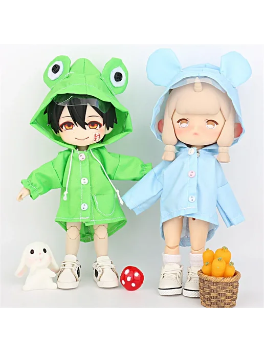 HOUZIWA Одежда для куклы 1 12 Bjd OB11, розовый, фото 4