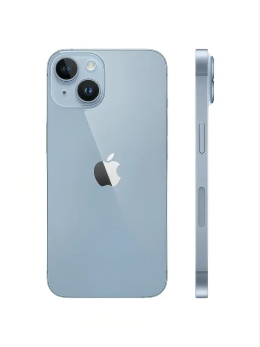 Смартфон Apple iPhone 14 128 ГБ (восстановленный), голубой, фото 4