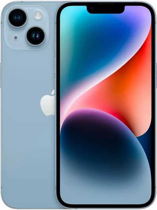 Смартфон Apple iPhone 14 128 ГБ (восстановленный), голубой, фото 7