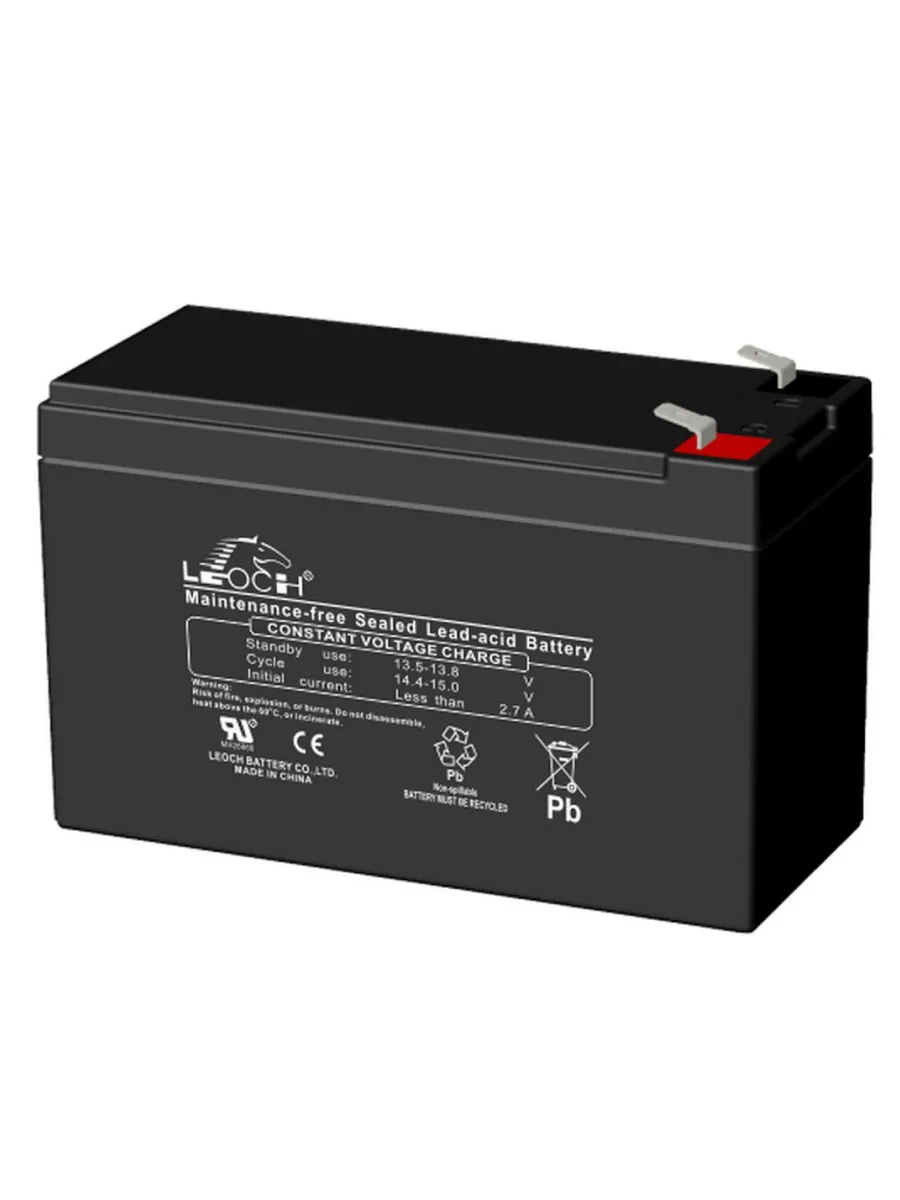 Аккумуляторная батарея DJW12-9.0 F2 12В 9А ч черный