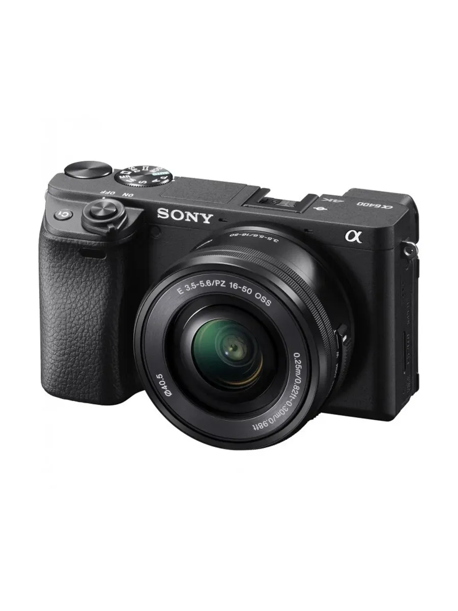 SONY Фотоаппарат Alpha a6400 Kit 16-50mm OSS, черный