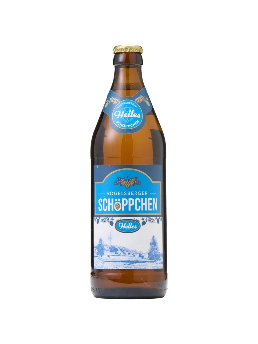 Пиво Vogelsberger Schoppchen Helles светлое 0,5 л