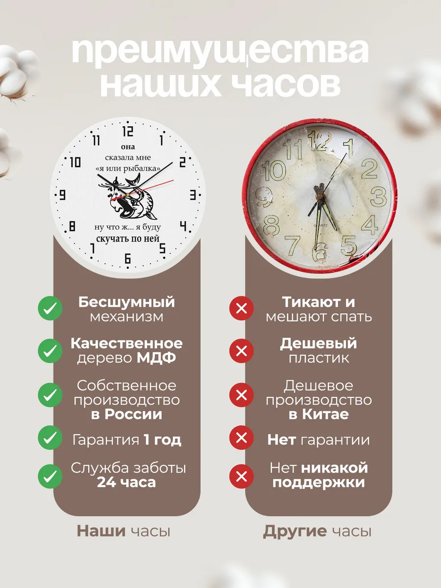 Часы настенные "для Рыбхоза" — фото 10