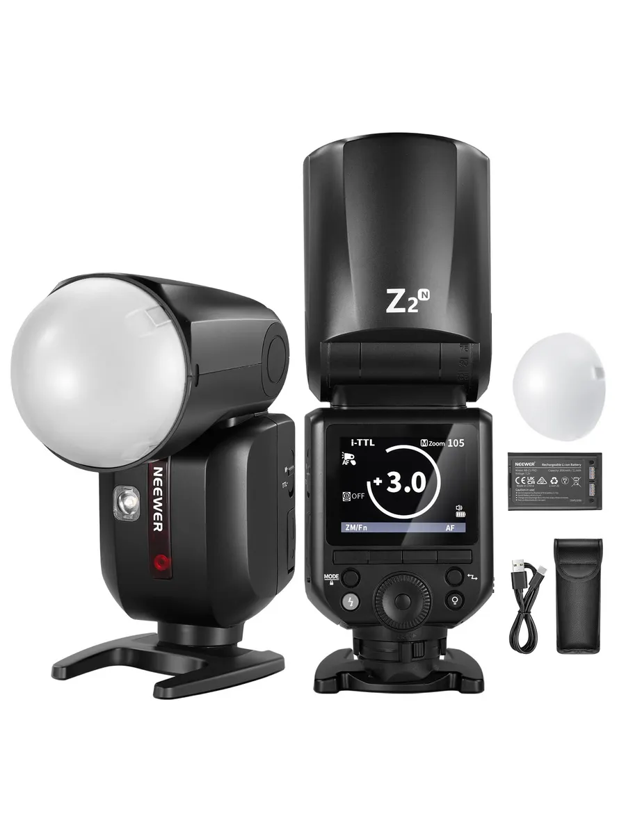 Вспышка Neewer Z2-N Speedlite TTL с круглой головкой