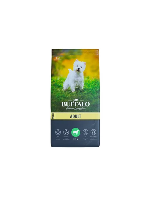 Сухой корм mr Buffalo Упаковки для собак, ягненок, 0,8 кг, фото 2