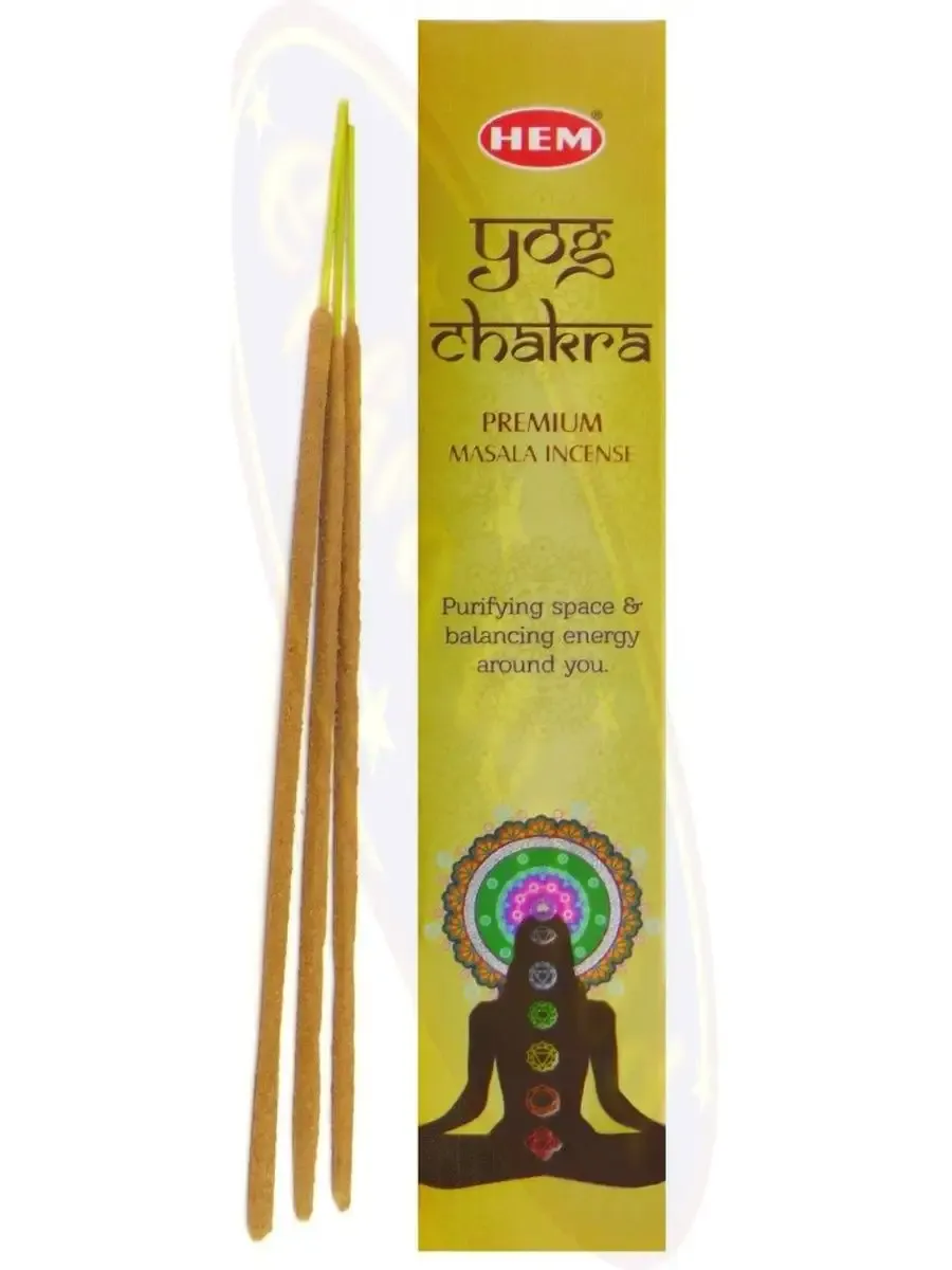 Благовония Аромапалочки ароматические палочки Yog Chakra