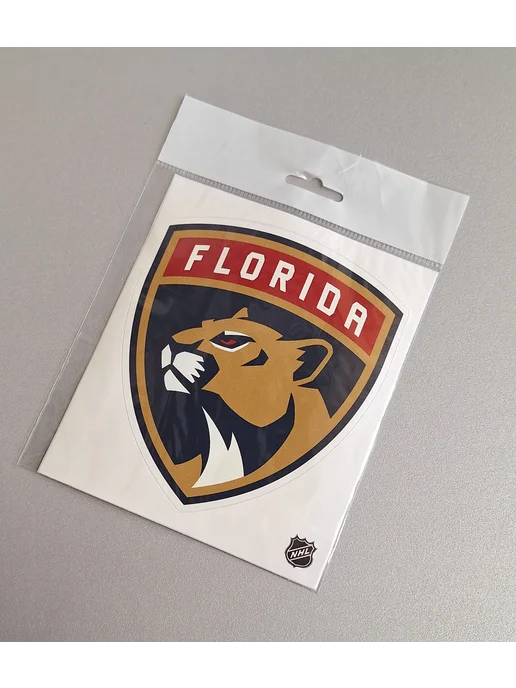 Наклейка с символикой ХК "Florida Panthers", вариант