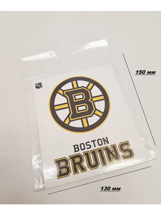 Наклейка с символикой ХК "Washington Capitals", Boston Bruins