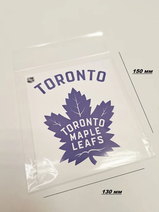 Наклейка с символикой ХК "Washington Capitals", Toronto Maple Leafs