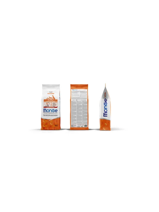 Сухой корм MONGE Monoprotein для собак, щенки, утка, 12 кг, фото 3
