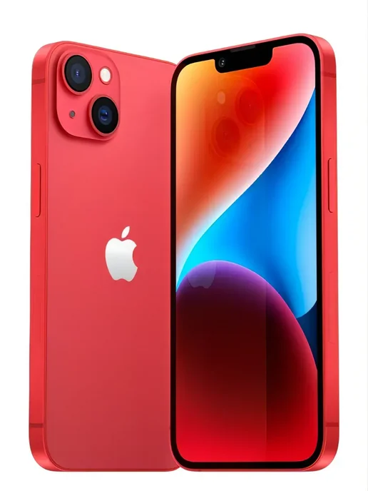 Смартфон Apple iPhone 14 256 ГБ (восстановленный), красный, фото 2