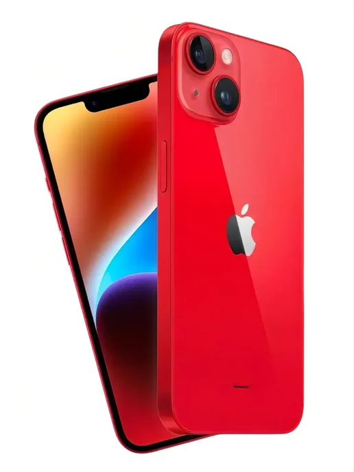 Смартфон Apple iPhone 14 256 ГБ (восстановленный), красный, фото 3