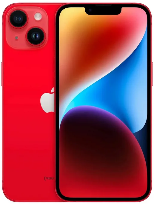 Смартфон Apple iPhone 14 256 ГБ (восстановленный), красный, фото 7