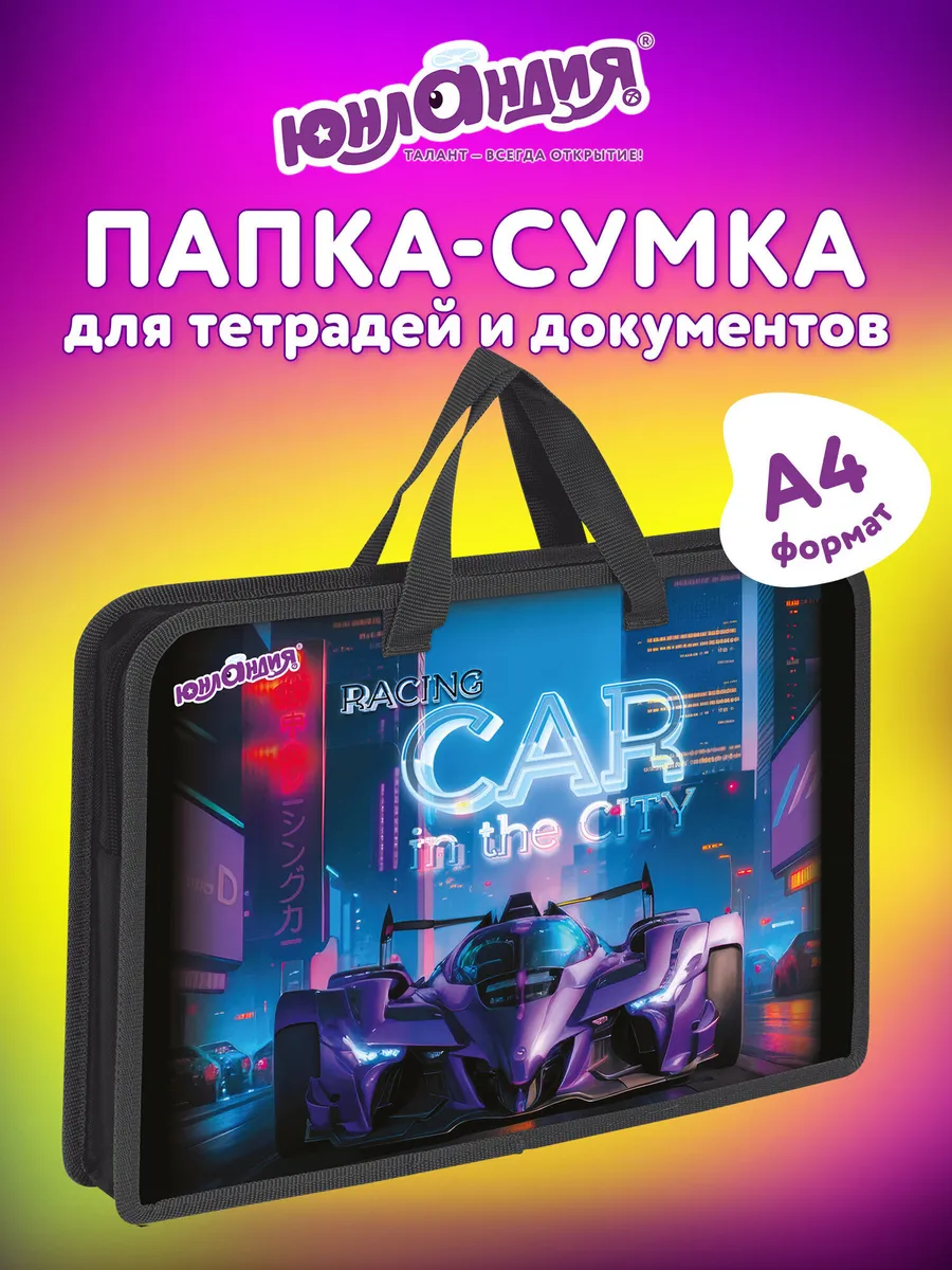 Папка сумка для тетрадей, труда, рисования и изо А4 в школу