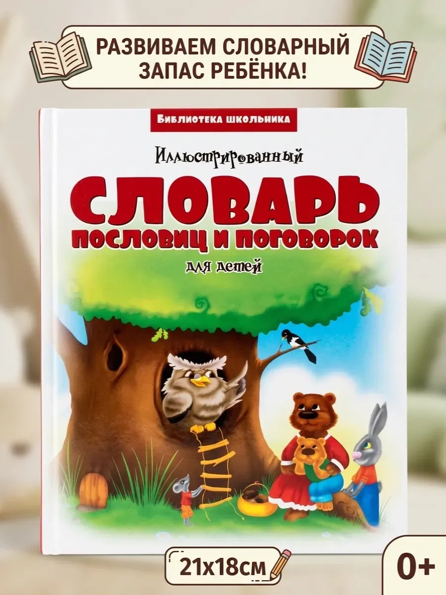 Книга словарь пословиц и поговорок для детей в подарок