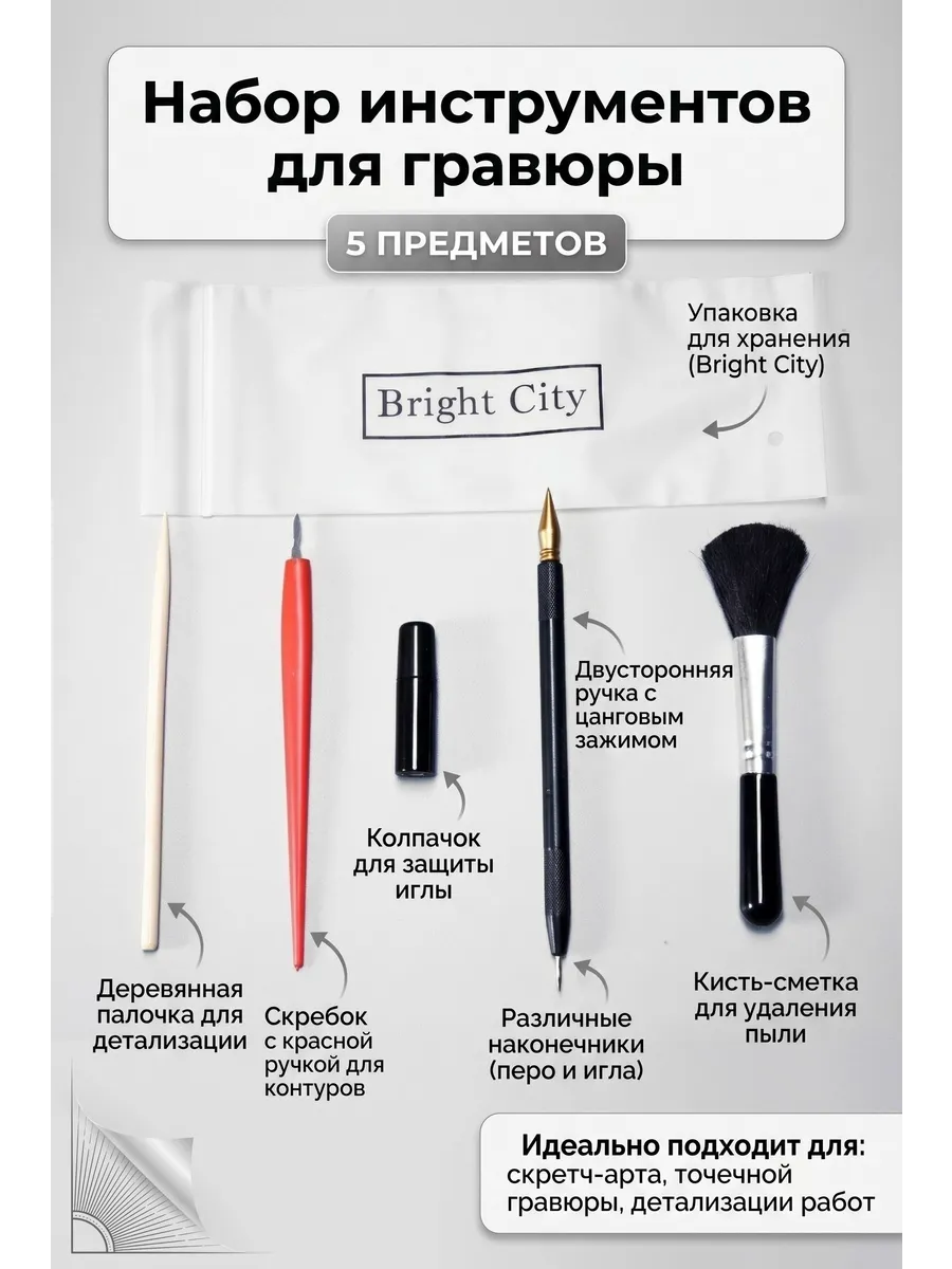 Набор инструментов для гравюры