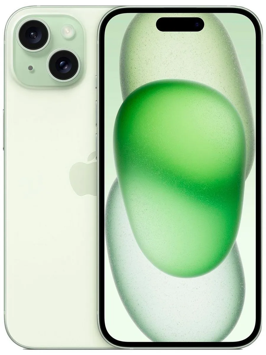 Смартфон iPhone 15 128Gb зеленый sim+esim