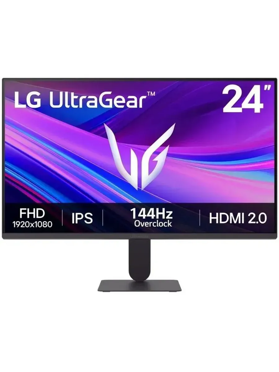 LG 23.8" Монитор 24G411A-B, IPS, 1920x1080, 144 Гц, черный