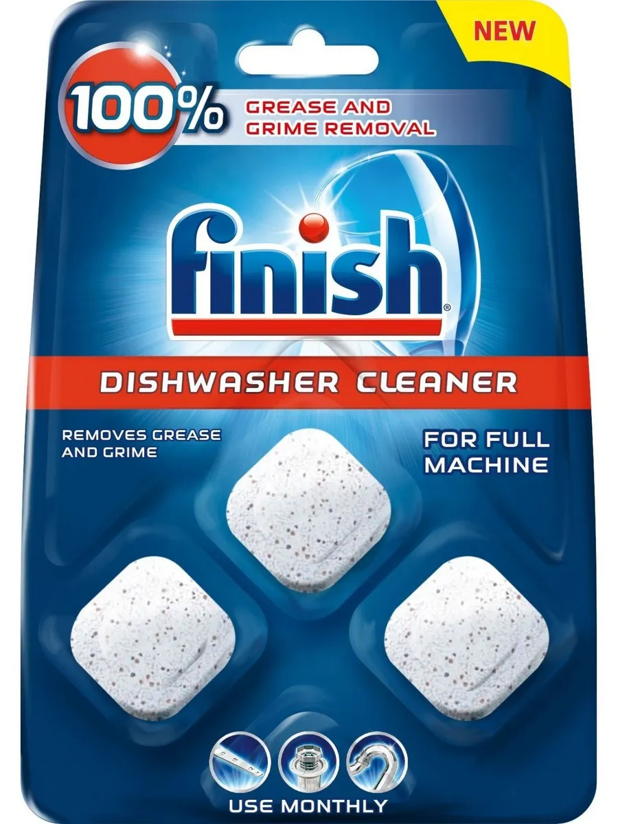 Очиститель для посудомоечных машин Dishwasher Cleaner 3 шт