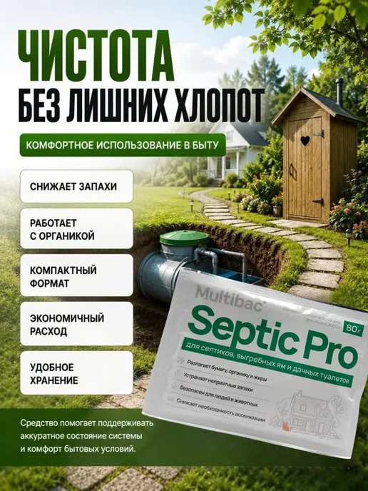 ти29 Средство для дачного туалета и септика, вариант, фото 2
