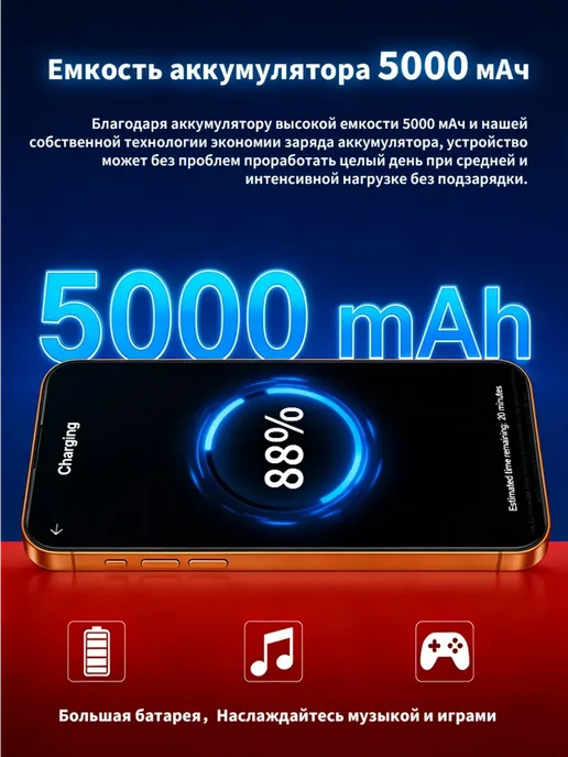 Смартфон Pro Max Lphome I17 Pro Max 12/12 ГБ, серебристый, фото 3