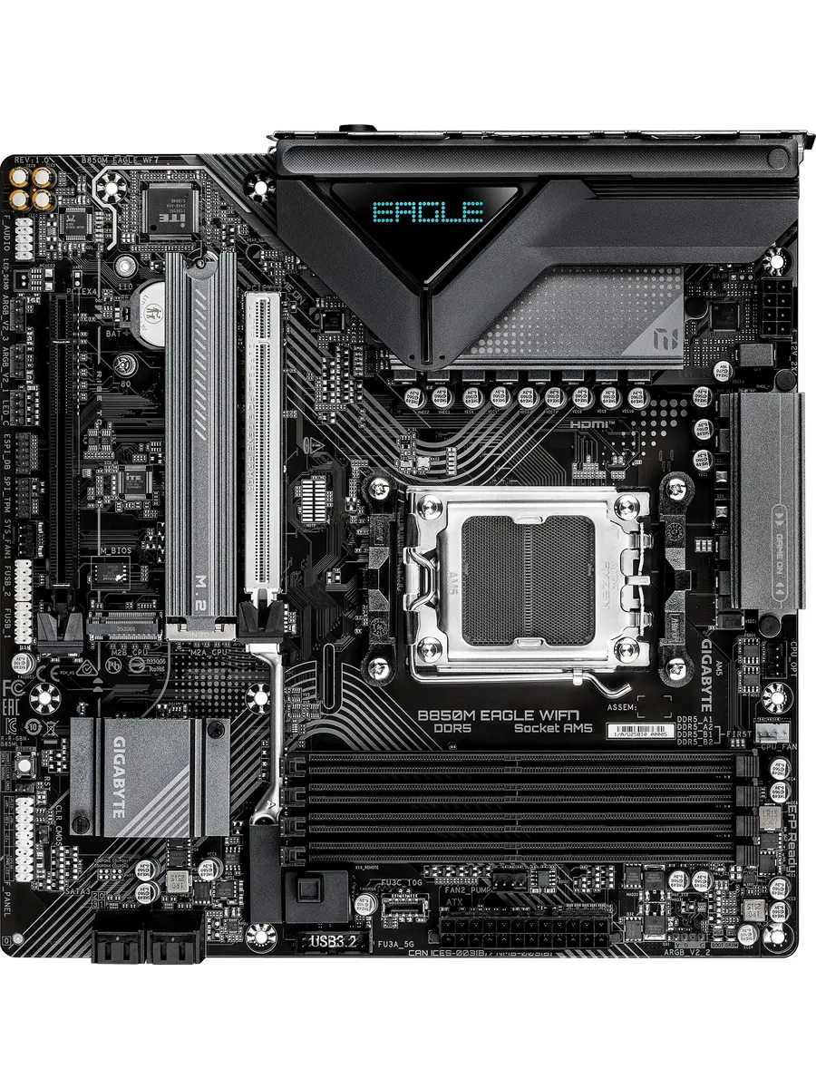 Материнская плата B850M EAGLE WF7 Gigabyte 1014104153 купить за 26 133 ₽ в интернет‑магазине Wildberries