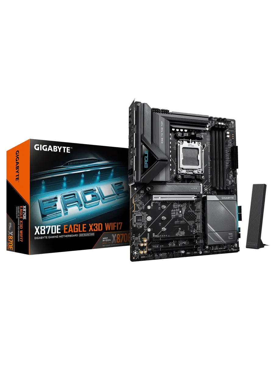Материнская плата X870E EAGLE WIFI7 Gigabyte 1014104181 купить за 40 927 ₽ в интернет‑магазине Wildberries