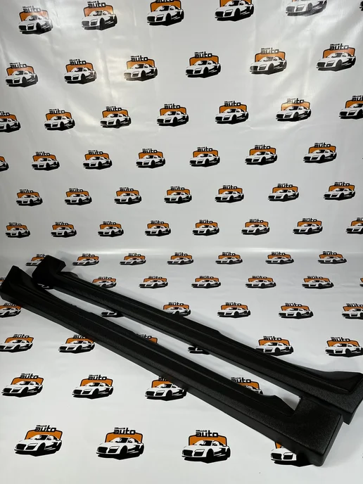 Накладки на пороги защитные для Ваз 2110-2112 GTR BLACK, черный, фото 2