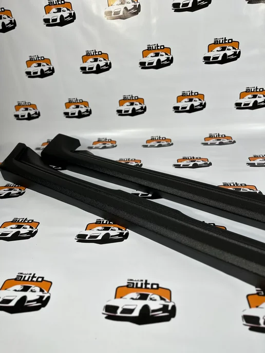 Накладки на пороги защитные для Ваз 2110-2112 GTR BLACK, черный, фото 7