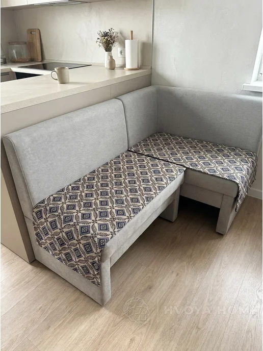 HVOYA HOME Дивандек накидка на кухонный уголок угловой, Покрывало 2 шт, 2 шт, фото 2
