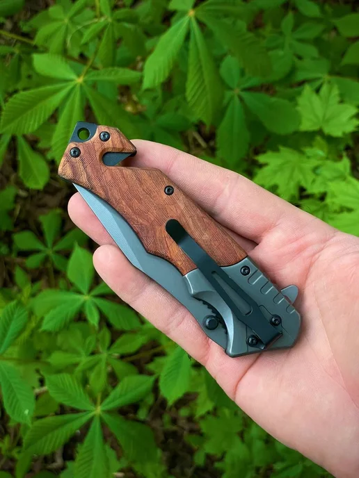 Browning Knife Нож складной Browning полуавтомат - Стропорез, стеклобой, вариант, фото 7