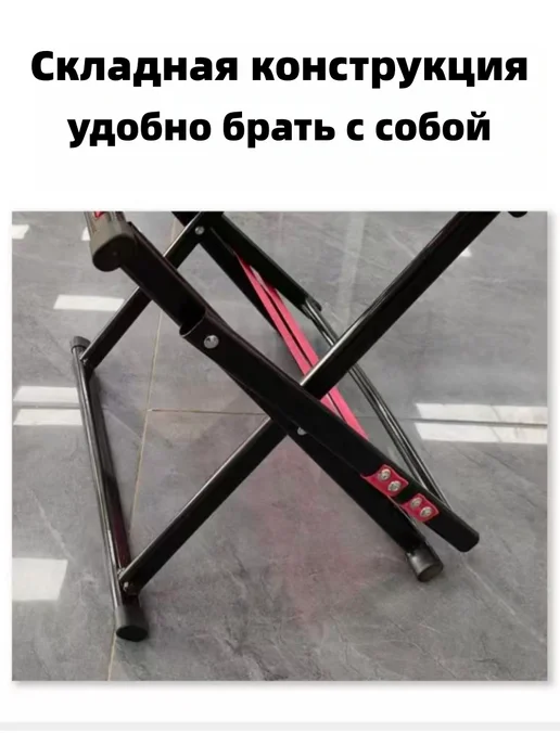Туристический стул складной, черный, фото 3