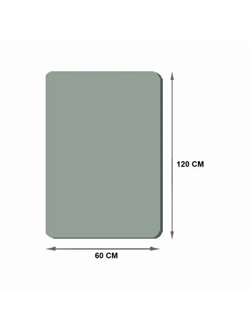 Настольное покрытие LBSX, иск. кожа 60X120, белый, 60x120, фото 2