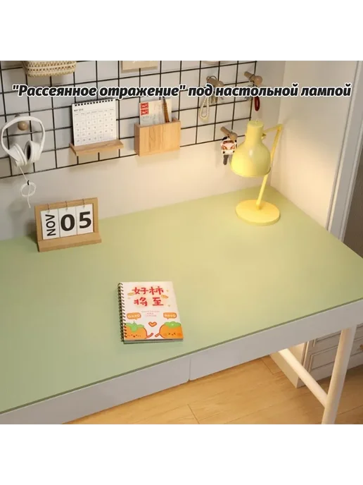 Настольное покрытие LBSX, иск. кожа 60X120, белый, 60x120, фото 8
