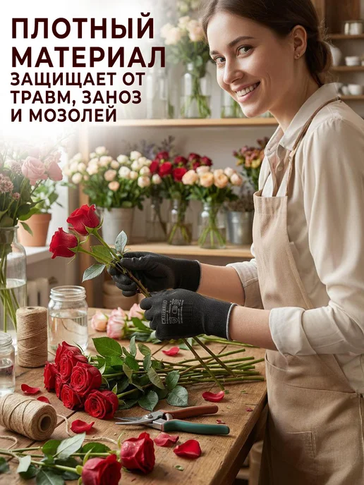 GT Перчатки рабочие с обливом прорезиненные хозяйственные, вариант, фото 2