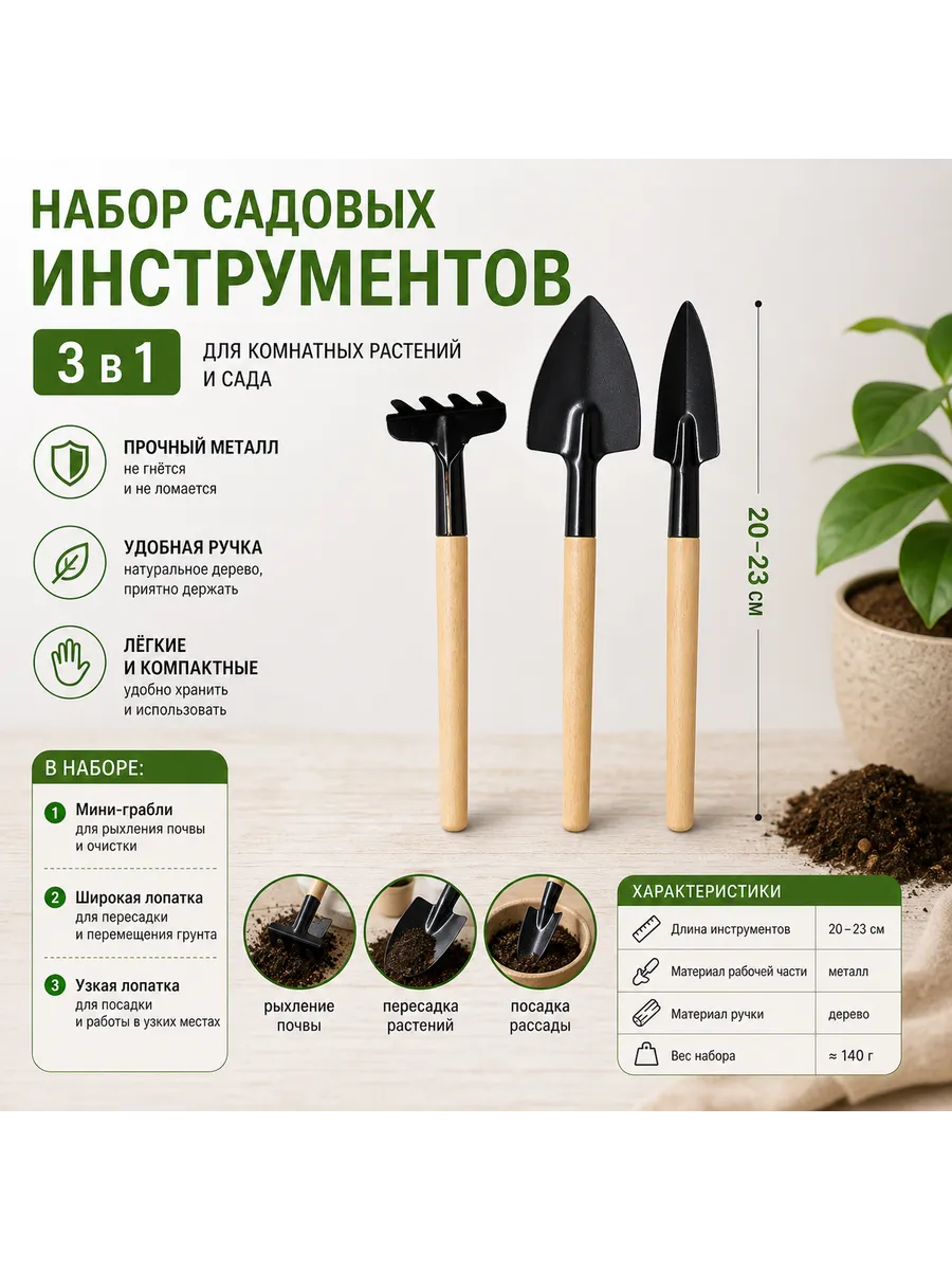 Набор садовых