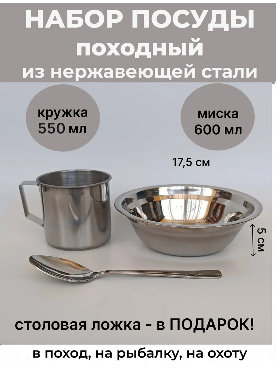 Набор посуды туристический