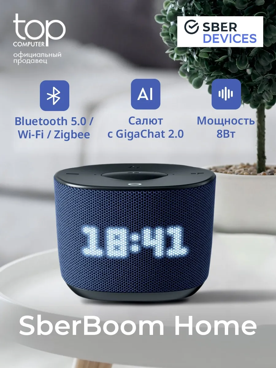 Умная колонка Boom Home SBDV-00171D, Zigbee 3.0 Wi-Fi
