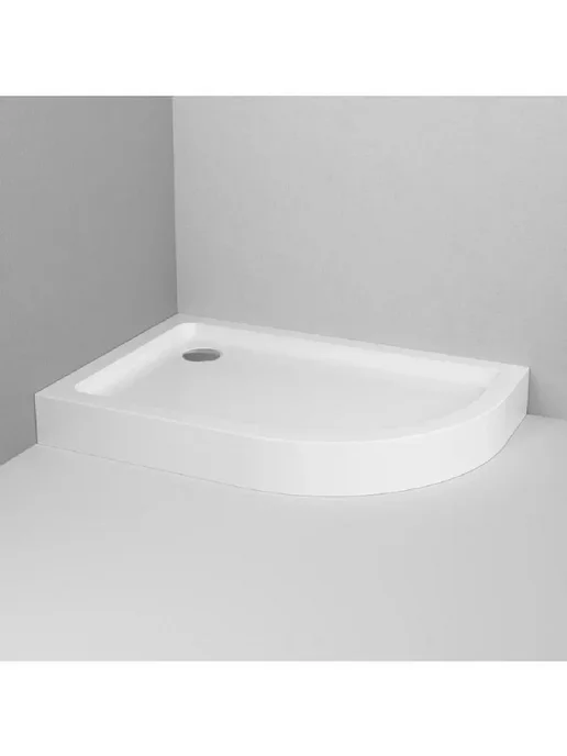 AM.PM Поддон для душа Like 120х80 L W83T-302L120W Белый, 120x80, 80 л, фото 2