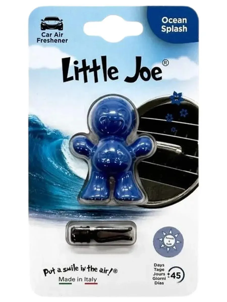 Ароматизатор на обдув Little Joe - Ocean Splash (Океанский бриз) - reflex blue EF0707