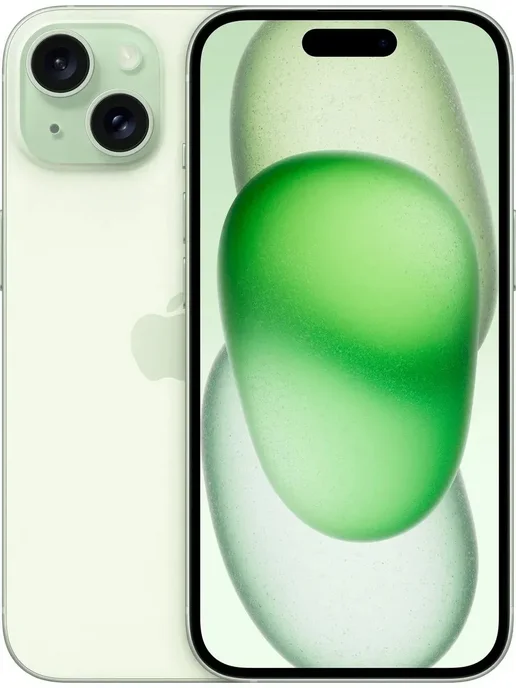 Смартфон Apple iPhone 15 128 ГБ (восстановленный), зеленый, фото 2