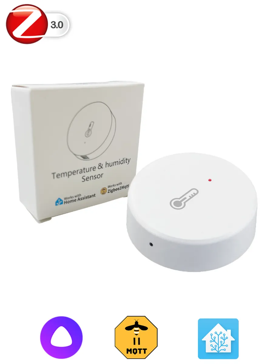 Умный датчик температуры и влажности Zigbee 3.0