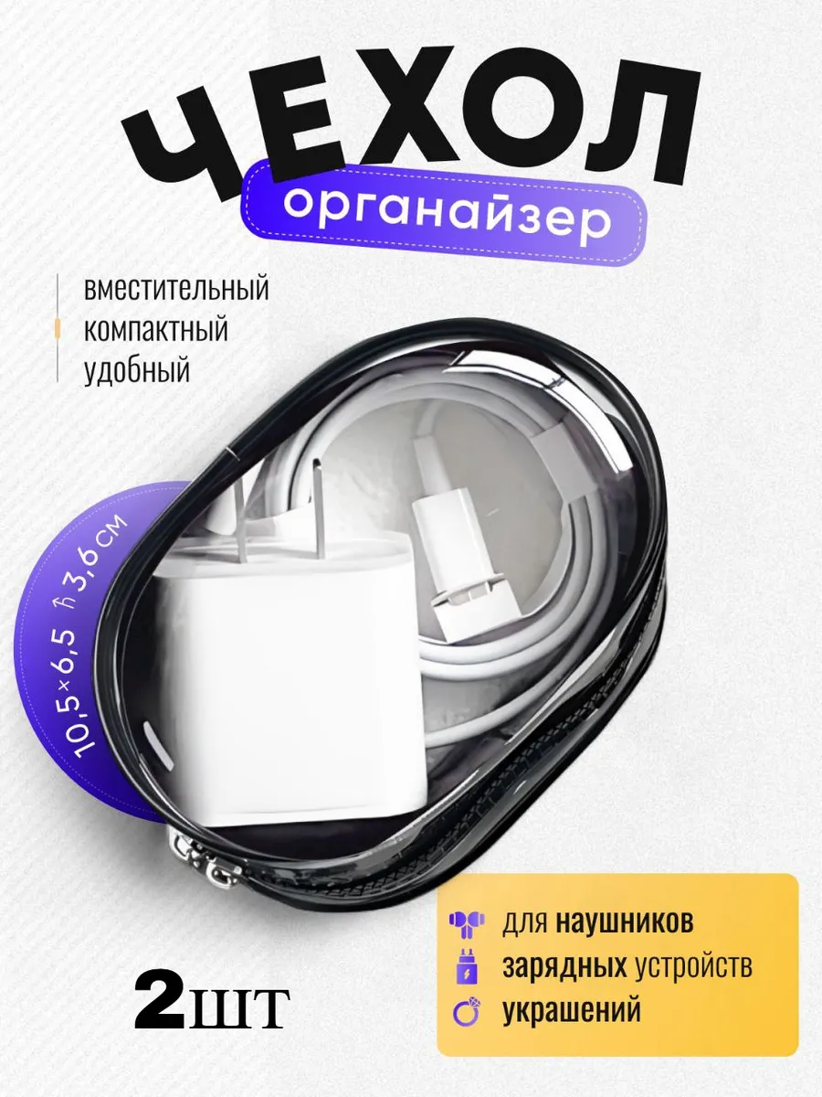 Универсальный органайзер хранения зарядного устройства (2ШТ)