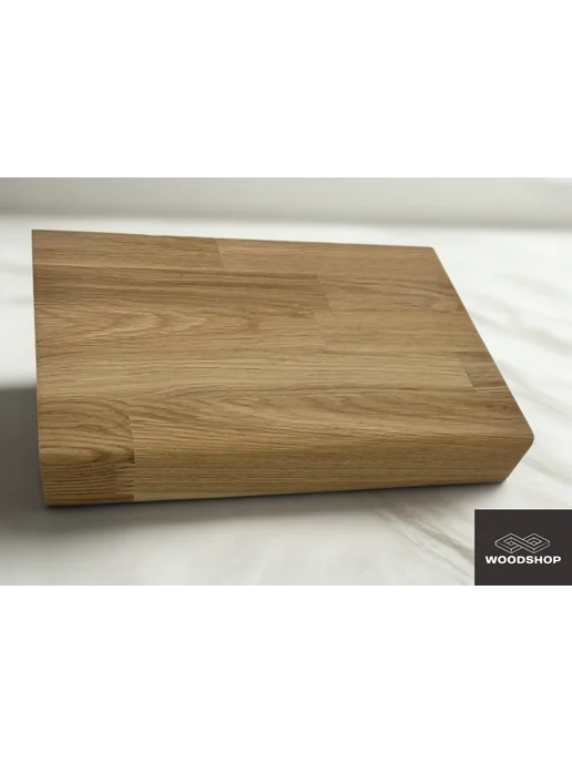 WOODSHOP Ступень 40х400х1050 мм дуб сорт АВ СР, 40x350x1400 мм, фото 3